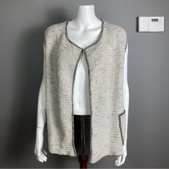 Isabel Marant sweater vest thick knit open pockets lagenlook layering soft small - Picture 4 of 12